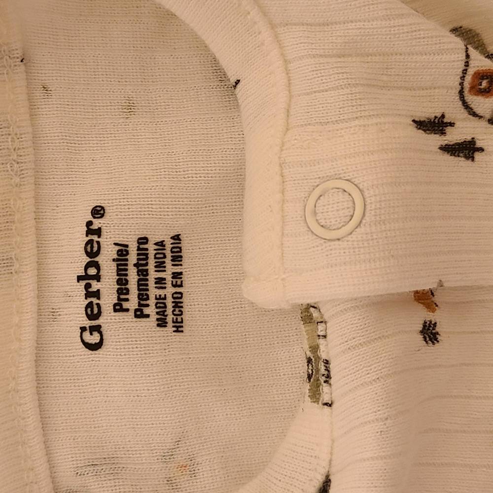 GERBER 3pc HAPPY CAMPER MATCHING SET - PREEMIE - Picture 6 of 8